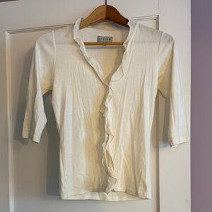 Jigsaw Cream Knit Cardigan